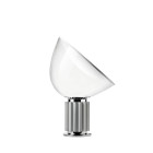 Flos Taccia LED Table Lamp Large Silver