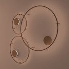 Axolight U-Light UL LED Wall Light Rust Brown