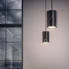 Case Solid Cylinder Pendant in Kitchen