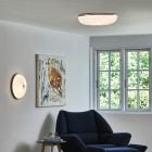 Le Klint Lamella Plafond Ceiling and Wall Light in Sitting Room
