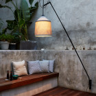 Marset Jaima LED Outdoor Floor Lamp Lifestyle Decking