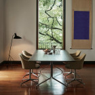 &Tradition Tripod HM8 Floor Lamp Black in Dining Room