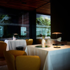 Marset Ginger 20 M Portable Table Lamp in Restaurant