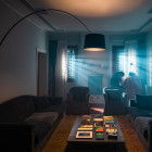 Black Foscarini Twiggy Elle LED Floor Lamp