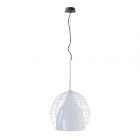 Diesel Living with Lodes Cage Pendant Large White Cage/White Diffuser