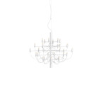 Flos 2097/30 Chandelier - Matte White / Clear Bulbs