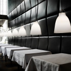 Fritz Hansen Caravaggio Opal Glass Pendant Lifestyle Commercial