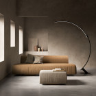 KDLN Kyudo LED Floor Lamp Beside Sofa