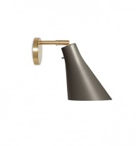 RUBN Miller Wall Light Umbra Grey Brass