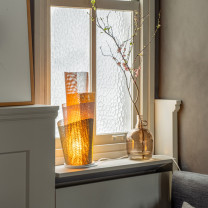a-emotional light Blossom LED table lamp on window sill