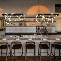 Moooi Tubelight LED Suspension in Pairs