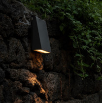 Large Anthracite Artemide Cuneo LED Wall Light