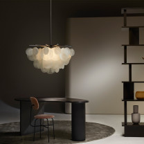 Medium Bronze CTO Lighting Nimbus Round Pendant