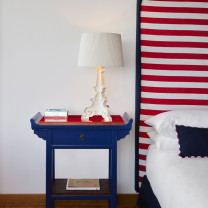 Kartell Bourgie Mat Table Lamp Lifestyle Bedside Table