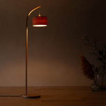 Tom Raffield Stem Floor Light Lights off