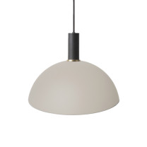 Ferm Living Collect Low Socket Pendant Dome Black Grey