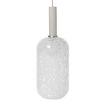 Ferm Living Collect High Socket Pendant Glass Tall Grey Casca