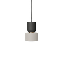 Ferm Living Collect Bell Socket Pendant Disc Black Grey