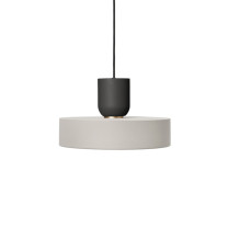 Ferm Living Collect Bell Socket Pendant Record Black Grey