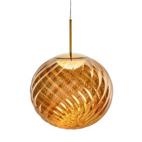 Tom Dixon Whirl LED Pendant 45 Gold On