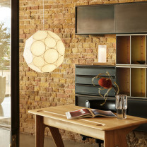 Tom Dixon Soft Pendant Above Desk