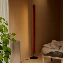Flos Seki-Han Floor Lamp Beside Bed