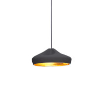 Marset Pleat Box 36 LED Pendant Black Gold