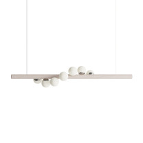 Hollis + Morris Willow Horizontal Pendant - Large, White Oak