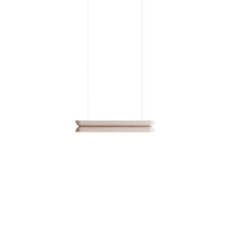 Hollis + Morris Beaufort M2 Horizontal LED Pendant - 26, White Oak