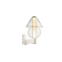 Marset Fragile A1 Wall Light White - Cone and Sphere