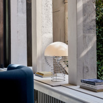Verpan Wire Table Lamp on Shelf