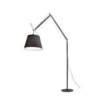 Artemide Tolomeo Mega LED Floor Lamp Black 420 Black