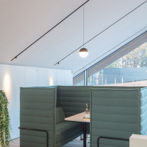 Black Flos String Light Sphere LED Pendant