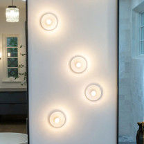 Bocci 14s Surface Light in Bathroom