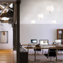 KDLN Kushi Ceiling Light Multiples in Office