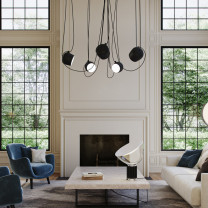 Black Flos Aim LED Pendants