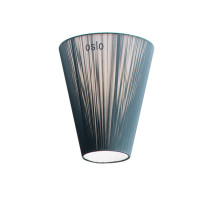 Northern Oslo Wood Floor Lamp Green Shade