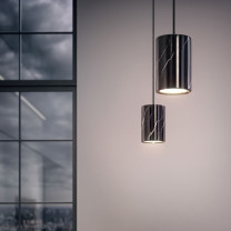 Case Solid Cylinder Pendant in Kitchen