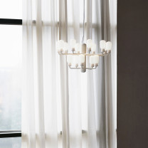 Small White Normann Copenhagen Amp Chandelier