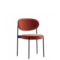 Verpan Series 430 Chair - Peach Black Frame