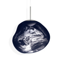 Tom Dixon Melt LED Pendant - Smoke, On