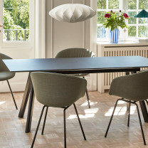 HAY Nelson Saucer Crisscross Bubble Pendant in Dining Room