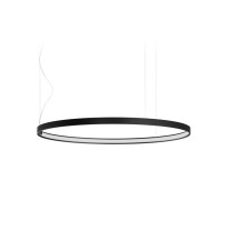 Panzeri Zero Round Horizontal LED Pendant 75 Black