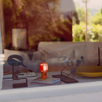 Marset Chispa Outdoor LED Portable Table Lamp Lifestyle Window