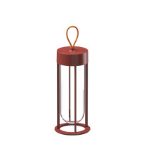Flos In Vitro LED Outdoor Unplugged Light Terracotta