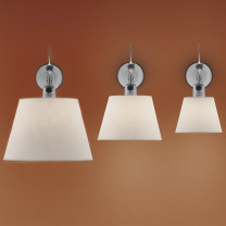 Artemide Tolomeo Diffusore Wall Light Parchment All Sizes