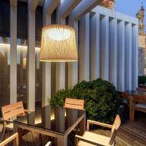 Medium Cream Vibia Wind Suspension