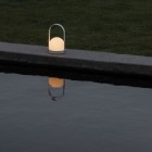 Audo Copenhagen Carrie Portable Outdoor LED Table Lamp White