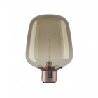 Lodes Flar Floor/Table Lamp Large Terra Base/Honey Shade