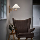 Le Klint Model 224 Wall Light Oak in Living Room